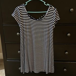 Striped t-shirt dress
